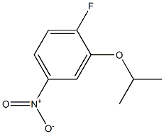 1-Fluoro-2-isopropoxy-4-nitrobenzene Structure