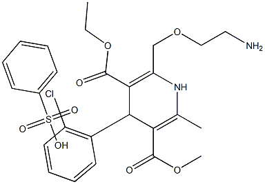 Amlodipine Impurity 30 구조식 이미지