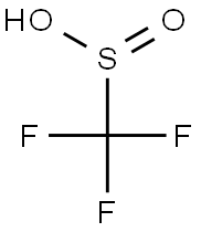 Trifluoromethylsulfinic acid Structure