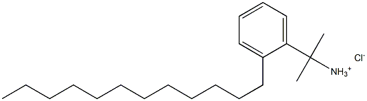 Dodecyldimethylbenzyl ammonium chloride Structure