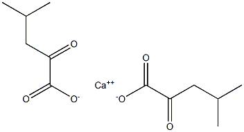 Calcium ketoisocaproate Structure