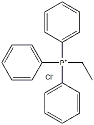 Ethyltriphenylphosphonium chloride 구조식 이미지