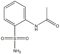 Acetylaminobenzenesulfonamide 구조식 이미지
