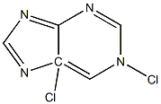 1,5-dichloropurine 구조식 이미지