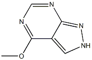 4-Methoxy-2H-pyrazolo[3,4-d]pyrimidine Structure