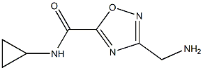 3-(aminomethyl)-N-cyclopropyl-1,2,4-oxadiazole-5-carboxamide Structure