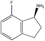 (S)-7-fluoro-2,3-dihydro-1H-inden-1-amine 구조식 이미지