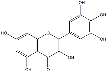 Dihydromyricetin 98% 구조식 이미지