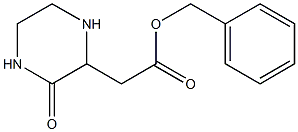 (3-OXO-PIPERAZIN-2-YL)-ACETIC ACID BENZYL ESTER 구조식 이미지