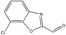 7-CHLOROBENZO[D]OXAZOLE-2-CARBALDEHYDE 구조식 이미지
