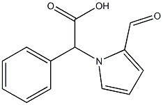 (2-FORMYL-1H-PYRROL-1-YL)(PHENYL)ACETIC ACID Structure