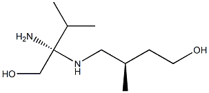 D-VALINOL (R)-(-)-2-AMINO-3-METHYL-1-BUTANOL Structure