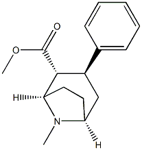 (1R,2R,3S,5S)-8-METHYL-3-PHENYL-8-AZA-BICYCLO[3.2.1]OCTANE-2-CARBOXYLIC ACID METHYL ESTER 구조식 이미지