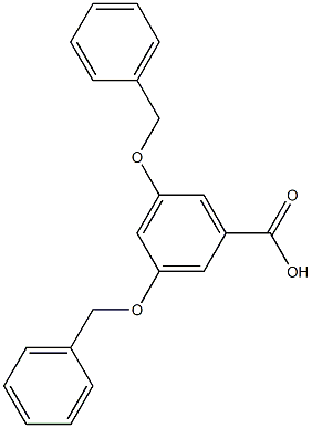 3,5-DIBENZYLOXYBENZOIC ACID Structure