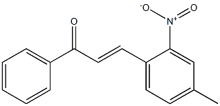 4Methyl-2-NitroChalcone 구조식 이미지