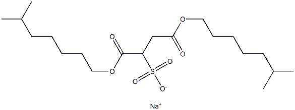 Sodium diisooctyl sulfosuccinate Structure