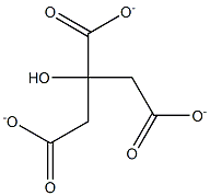 Citrate 구조식 이미지