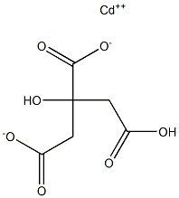 Cadmium monohydrogen citrate 구조식 이미지