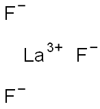 Lanthanum(III) fluoride 구조식 이미지