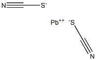 Lead(II) thiocyanate 구조식 이미지