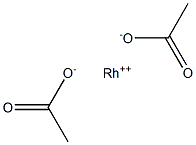 Rhodium(II) acetate 구조식 이미지