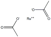Ruthenium(II) acetate 구조식 이미지
