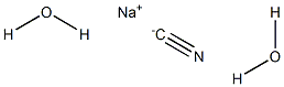 Sodium cyanide dihydrate 구조식 이미지