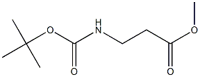 BOC-beta-Alanine methyl ester Structure