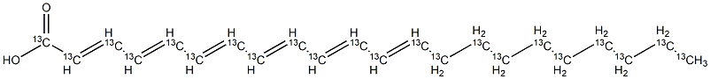 Docosahexaenoic Acid-13C22 Structure
