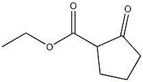 ETHYL-2-OXOCYCLOPENTYLMETHANOATE 구조식 이미지