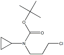 N-Boc-N-(3-Chloropropyl)cyclopropylamine 구조식 이미지