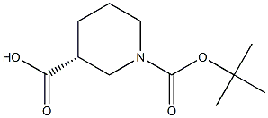 (R)-1-Boc-piperidine-3-carboxylic acid Structure