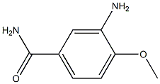 3-amino-4-methoxybenzamide 구조식 이미지