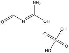 Oxymethylisourea sulfate Structure