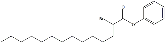 Phenyl 2-bromotetradecanoate Structure