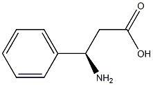 (R)-3-phenyl-3-aminopropionic acid Structure