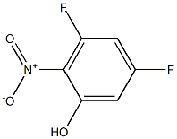 3,5-difluoro-2-nitrophenol Structure