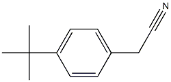 p-tert-Butylphenylacetonitrile Structure