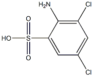 2-Amino-3,5-dichlorobenzenesulfonic acid Structure