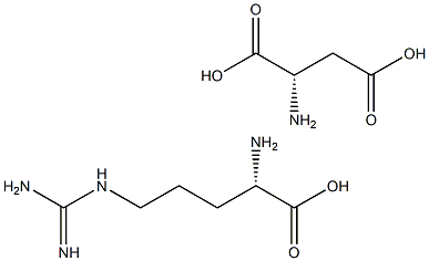 L- arginine aspartate 구조식 이미지