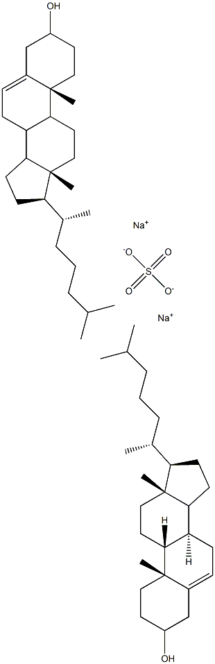 CHOLESTEROLSODIUMSULFATE 구조식 이미지