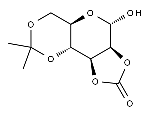 2,3-O-Carbonyl-4,6-O-isopropylidene-a-D-mannopyranoside Structure