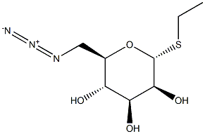 Ethyl6-azido-6-deoxy-a-D-thiomannopyranoside 구조식 이미지