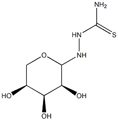 L-Ribopyranosylthiosemicarbazide 구조식 이미지