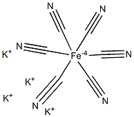 POTASSIUMFERROCYANIDE,7%(W/V)AQUEOUSSOLUTION Structure