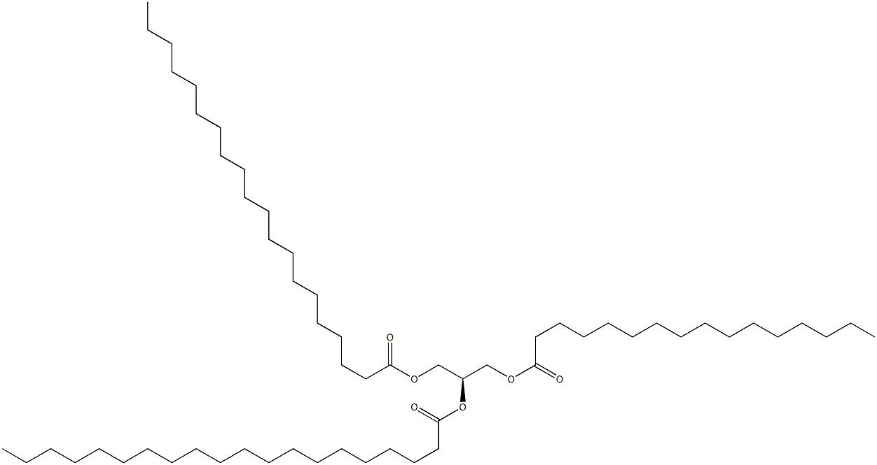 1-hexadecanoyl-2,3-dieicosanoyl-sn-glycerol Structure