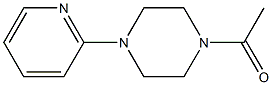 1-(4-Pyridin-2-yl-piperazin-1-yl)-ethanone 구조식 이미지