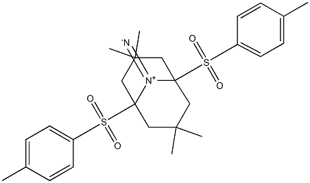 3,3,7,7-Tetramethyl-1,5-diaza-1,5-di(p-tosyl)cyclooctane 구조식 이미지