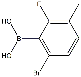 6-Bromo-2-fluoro-3-methylbenzeneboronic acid 98% 구조식 이미지