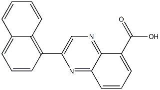 2-(Naphth-1-yl)quinoxaline-5-carboxylic acid 구조식 이미지